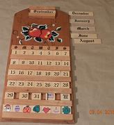 Image result for Wooden Wall Calendar