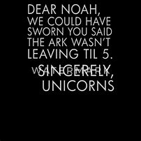 Image result for Noah's Ark Unicorn Meme