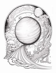 Image result for Galaxy Coloring Page PNG