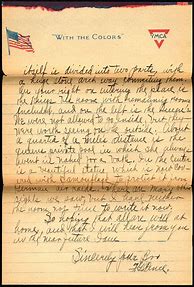 Image result for Letters at the End of WW1
