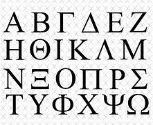 Image result for Greek Letters Font