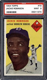 Image result for Jackie Robinson Baseball Card Topps