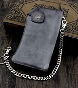 Image result for Leather Chain Wallets for Men