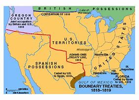 Image result for Treaty Line of 1818
