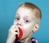 Image result for Boy Eating Apple