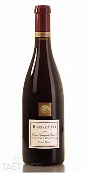Bargetto Pinot Noir Reserve に対する画像結果