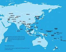 Image result for South Asia Pacific Map