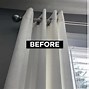 Image result for Hanging Curtains with Empty Tissue Roll