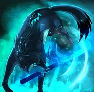 Image result for Blue Anime Wolf Demon