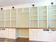 Image result for Built in Bookcase Wall Units