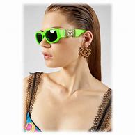 Image result for Green Versace Logo Sunglasses