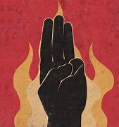 Image result for Hunger Games Three Finger Salute