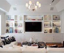 Image result for Traditional Built in TV Wall Units