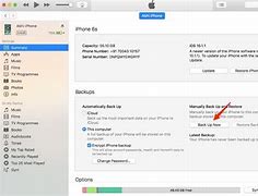 Image result for How Tp Backup iPhone in iTunes