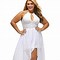 Image result for Cute White Dresses Plus Size