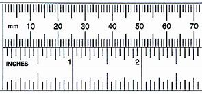 Image result for How Many mm in an Inch Ruler