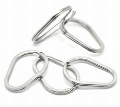 Image result for steel key ring shape