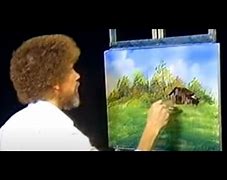 Image result for Bob Ross Happy Bushes