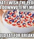 Image result for American Breakfast Meme
