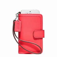 Image result for Coach Phone Pocket Red