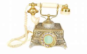 Image result for Gold Retro Phone