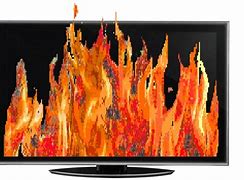 Image result for TV with Burn Marks From Fire