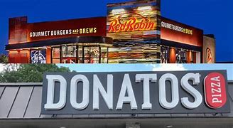 Image result for Red Robin Donatos Pizza