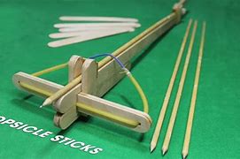 Image result for Popsicle Stick Crossbow
