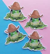 Image result for Cowboy Hat Frog Sticker