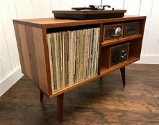 Image result for Modern Record Player Console