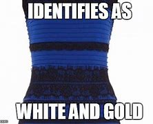 Image result for White and Gold Dress Meme