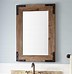 Image result for Wood Frame Mirror