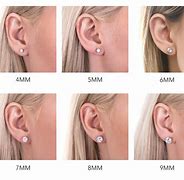 Image result for How Big Is 5Mm Earrings