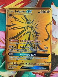 Image result for Pokemon Golden Solgaleo GX