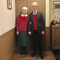 Image result for Old Couple Matching Outfits