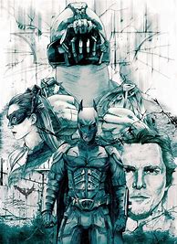 Image result for Dark Knight Rises Painting