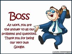 Image result for Thanks Boss Funny