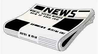 Image result for news clip art black and white