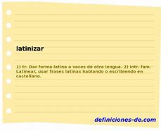 Image result for latinizar