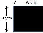 Image result for Length vs Width 2D