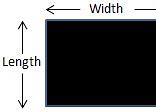 Image result for Length vs Width 2D