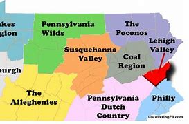 Image result for Lehigh Valley PA County Map