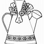Image result for Watering Can Clip Art Black White