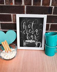 Image result for Hot Cocoa Sign