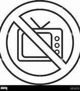 Image result for Icon for No Television