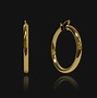 Image result for Gold Sleeper Earrings 50Mm