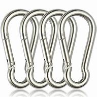 Image result for Carabiner Spring Snap HD Steel Wie SS
