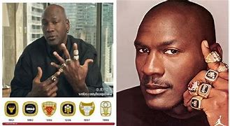 Image result for MJ Wearing All 6 Rings