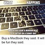 Image result for Apple MacBook Meme