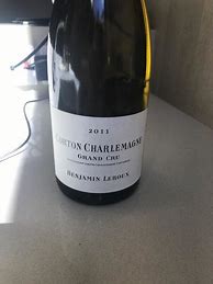 Image result for Benjamin Leroux Corton Charlemagne